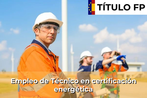 Empleo de Técnico en certificación energética