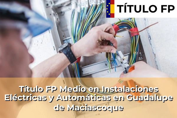 Título FP Medio en Instalaciones Eléctricas y Automáticas en Los Narejos 78 Título FP Medio en Instalaciones Eléctricas y Automáticas en Guadalupe de Maciascoque