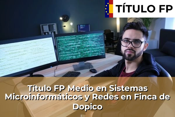 Título FP Medio en Sistemas Microinformáticos y Redes en Outeiro do Castiñeiriño 121 Título FP Medio en Sistemas Microinformáticos y Redes en Finca de Dopico