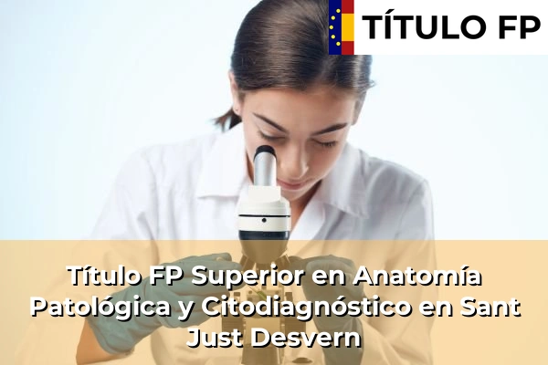 Título FP Superior en Anatomía Patológica y Citodiagnóstico en La Canonja 211 Título FP Superior en Anatomía Patológica y Citodiagnóstico en Sant Just Desvern