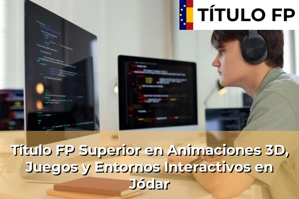 Título FP Superior en Animaciones 3D, Juegos y Entornos Interactivos en Andalucía 171 Título FP Superior en Animaciones 3D, Juegos y Entornos Interactivos en Jódar