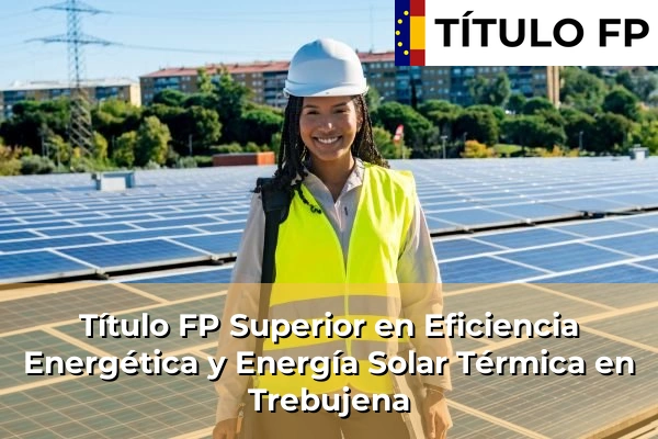 Título FP Superior en Eficiencia Energética y Energía Solar Térmica en Andalucía 301 Título FP Superior en Eficiencia Energética y Energía Solar Térmica en Trebujena
