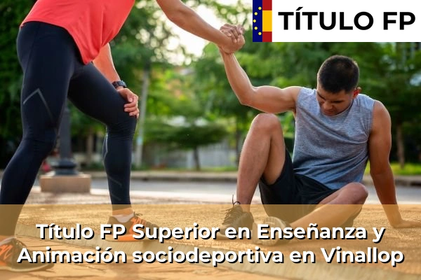 Título FP Superior en Técnico Superior en Enseñanza y Animación sociodeportiva en Vinallop